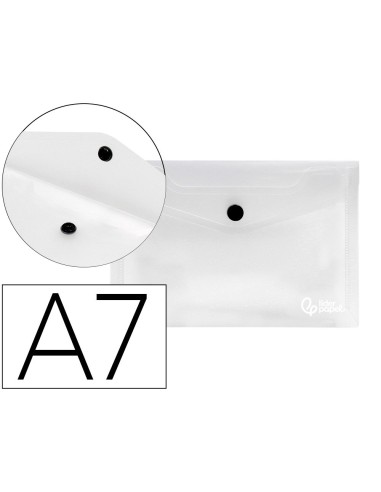 CARPETA BEAUT.DOSSIER BROCHE 44224 PP DIN A7 INCOLORA SERIE FROSTY