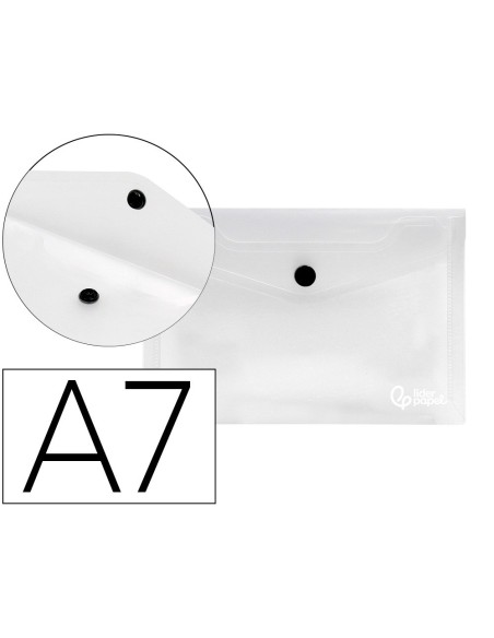 CARPETA BEAUT.DOSSIER BROCHE 44224 PP DIN A7 INCOLORA SERIE FROSTY