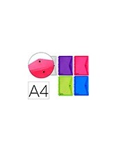CARPETA BEAUT.DOSSIER BROCHE 36669 PP DIN A4 PACK 5 COL.SURT. TPTE.S 2