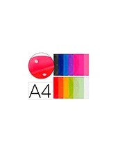 CARPETA DOSSIER BROCHE PP DIN A4 PACK 10+2 GRATIS 1 POR COLOR CIERRE 2
