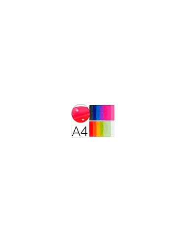 CARPETA DOSSIER BROCHE PP DIN A4 PACK 10+2 GRATIS 1 POR COLOR CIERRE