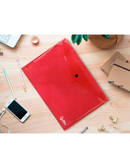 CARPETA BEAUT.DOSSIER BROCHE TPTE.DIN A4 COL.SURT. (PAQUETE 5 RETR.AD