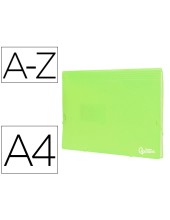 CARPETA CLASIFICADOR FUELLE PP. A4 AM. FLUOR OPACO 13 DEPARTAMENTOS