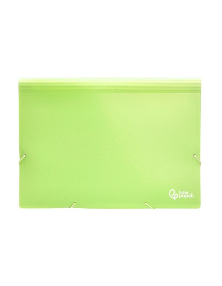 CARPETA CLASIFICADOR FUELLE PP. A4 AM. FLUOR OPACO 13 DEPARTAMENTOS