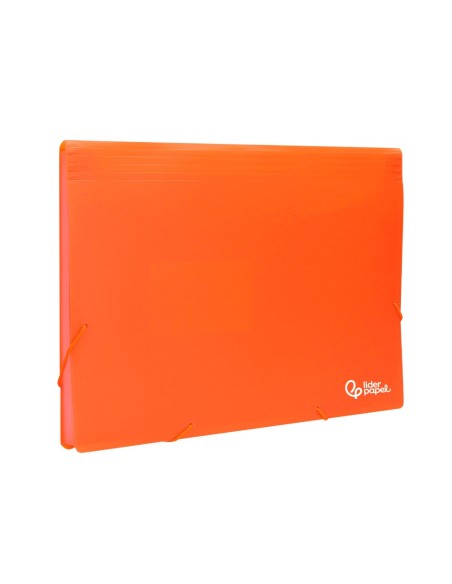 CARPETA CLASIFICADOR FUELLE PP. A4 NJ. FLUOR OPACO 13 DEPARTAMENTOS