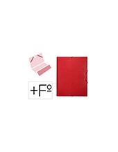 CARPETA CLASIF.A C.FORRADO SOLAPA ROJA 12 DEPARTAMENTOS 2