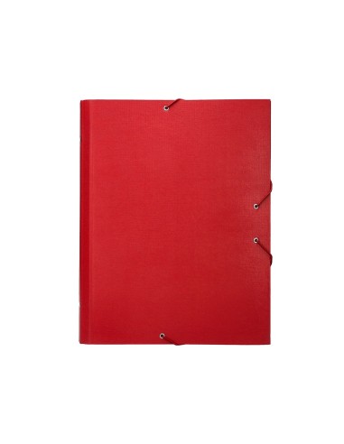CARPETA CLASIF.A C.FORRADO SOLAPA ROJA 12 DEPARTAMENTOS