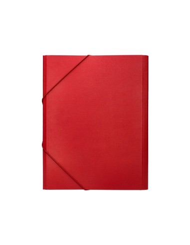 CARPETA CLASIF.A C.FORRADO SOLAPA ROJA 12 DEPARTAMENTOS