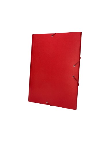 CARPETA CLASIF.A C.FORRADO SOLAPA ROJA 12 DEPARTAMENTOS