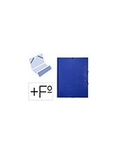 CARPETA CLASIF.A C.FORRADO SOLAPA AZUL 12 DEPARTAMENTOS 2