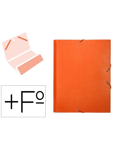 CARPETA CLASIF.A C.FORRADO COAT SOLAPA I-NARANJA 12 DEPARTAMENTOS