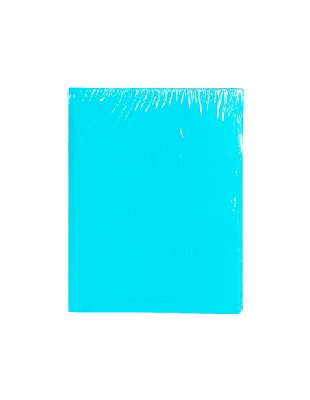 SUBCARPETA FL 180 GR. LIDERPAPEL AZUL PASTEL