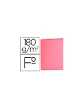 SUBCARPETA FL 180 GR. LIDERPAPEL ROSA PASTEL C/50 2