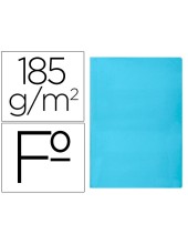 SUBCARPETA FL 180 GR. LIDERPAPEL CELESTE INTENSO