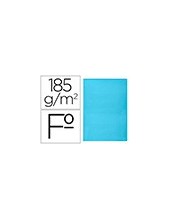 SUBCARPETA FL 180 GR. LIDERPAPEL CELESTE INTENSO 2