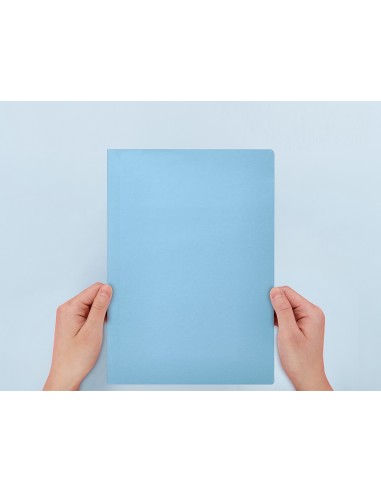 SUBCARPETA FL 180 GR. LIDERPAPEL CELESTE INTENSO