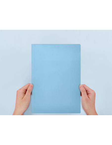 SUBCARPETA FL 180 GR. LIDERPAPEL CELESTE INTENSO