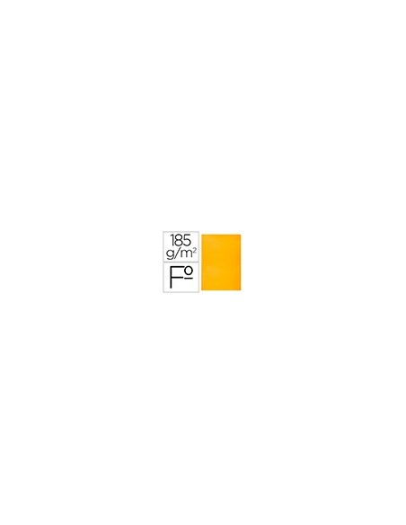 SUBCARPETA FL 180 GR. LIDERPAPEL NARANJA INTENSO