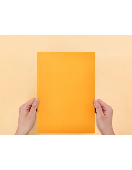 SUBCARPETA FL 180 GR. LIDERPAPEL NARANJA INTENSO