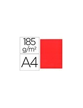 SUBCARPETA A4 180 GR. LIDERPAPEL ROJO INTENSO C/50 2