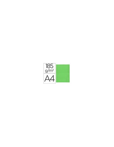 SUBCARPETA A4 180 GR. LIDERPAPEL VERDE INTENSO C/50