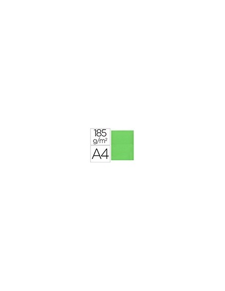 SUBCARPETA A4 180 GR. LIDERPAPEL VERDE INTENSO C/50