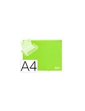 CARPETA GOMAS LIDERPAPEL A4 PP 3 SOLAPAS AM. FLUOR 2