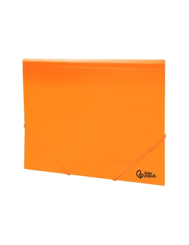 CARPETA GOMAS LIDERPAPEL A4 PP 3 SOLAPAS NJ. FLUOR