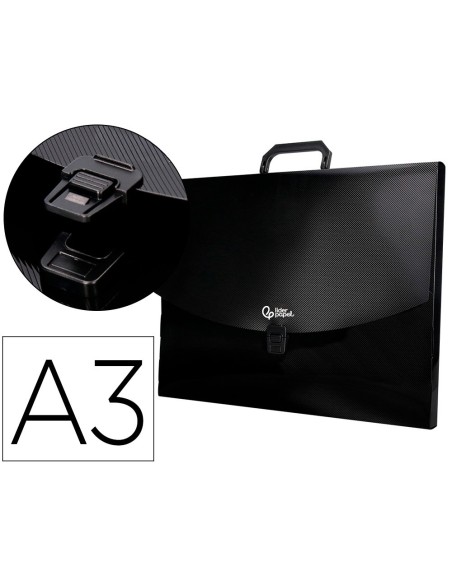 CARPETA BEAUT.PORTADOC.34910 PP DIN A3 C/ASA Y BROCHE