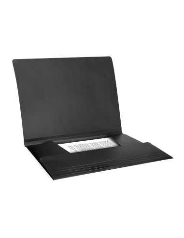 CARPETA GOMAS LIDERPAPEL A4 PP 3 SOLAPAS NG.