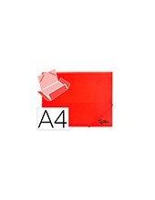 CARPETA GOMAS LIDERPAPEL A4 PP 3 SOLAPAS RJ. TPTE.