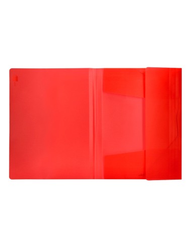 CARPETA GOMAS LIDERPAPEL A4 PP 3 SOLAPAS RJ. TPTE.