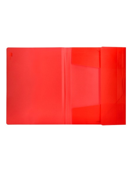 CARPETA GOMAS LIDERPAPEL A4 PP 3 SOLAPAS RJ. TPTE.