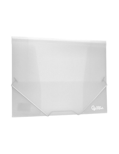 CARPETA GOMAS LIDERPAPEL A4 PP 3 SOLAPAS TPTE.