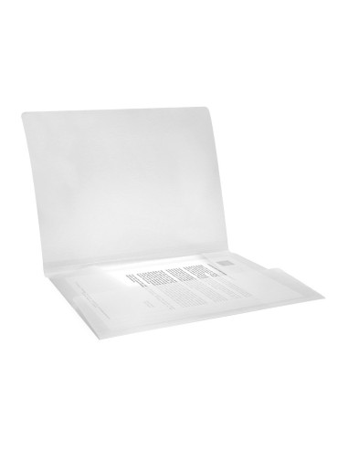 CARPETA GOMAS LIDERPAPEL A4 PP 3 SOLAPAS TPTE.
