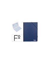 CARPETA GOMAS LIDERPAPEL FL PVC AZ. 2