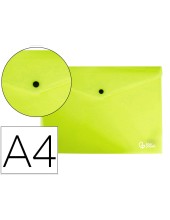 CARPETA DOSSIER BROCHE PP. A4 AM. FLUOR OPACO 50H.