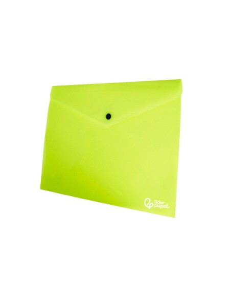 CARPETA DOSSIER BROCHE PP. A4 AM. FLUOR OPACO 50H.