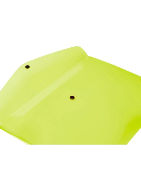 CARPETA DOSSIER BROCHE PP. A4 AM. FLUOR OPACO 50H.