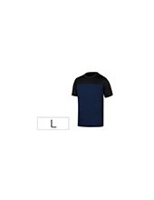 CAMISETA ALGODON DELTAPLUS COLOR AZUL TALLA L 2