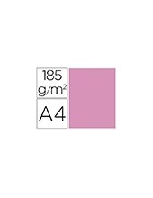 CARTULINA GUARRO A4 RS.CHICLE 185 GR PQ.50 H 2