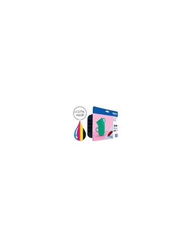 LC-227XLVALBP CARTUCHO BROTHER RAINBOW PK. ALTA CAP. 1200 PG.