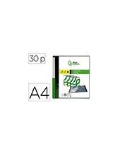 CARPETA LIDERPAPEL 30 FUNDAS PP A4 NG.OPACO PORTADA LOMO PERS. 2