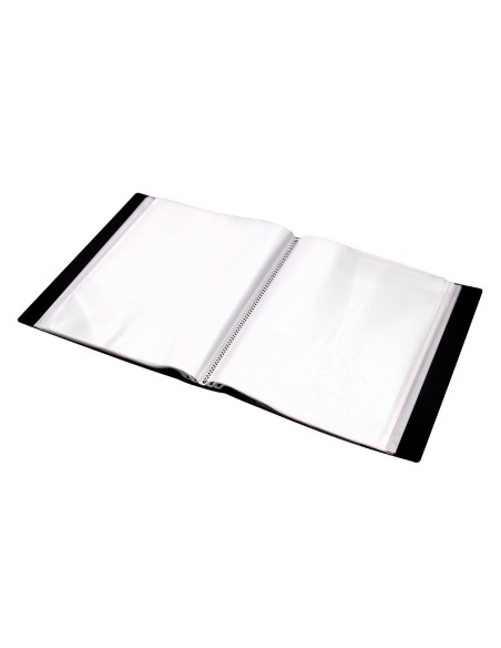 CARPETA ESCAPARATE 100 FUNDAS PP A4 NG.C/CAJETIN