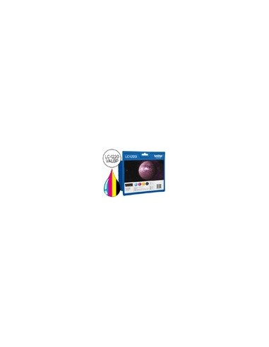 LC-1220VALBP CARTUCHO BROTHER RAINBOW PK. 300 PG.