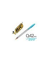 BOLIGRAFO BIC CRISTAL LARGE FASHION TURQUESA PUNTA 1,6 MM 2