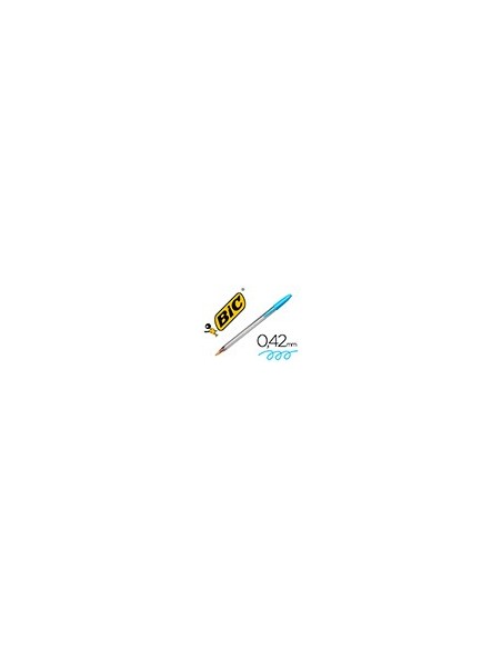 BOLIGRAFO BIC CRISTAL LARGE FASHION TURQUESA PUNTA 1,6 MM