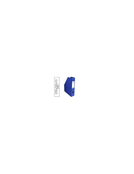 REVISTERO EXACOMPTA PVC LOMO 70MM COLOR AZUL 230X310X70 MM
