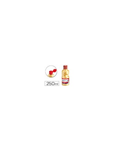 TEMPERA LIQUIDA GIOTTO ESCOLAR 250 ML METALIZADA ORO