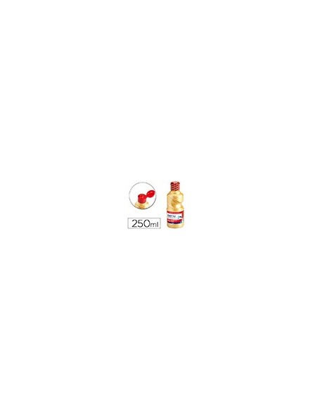 TEMPERA LIQUIDA GIOTTO ESCOLAR 250 ML METALIZADA ORO
